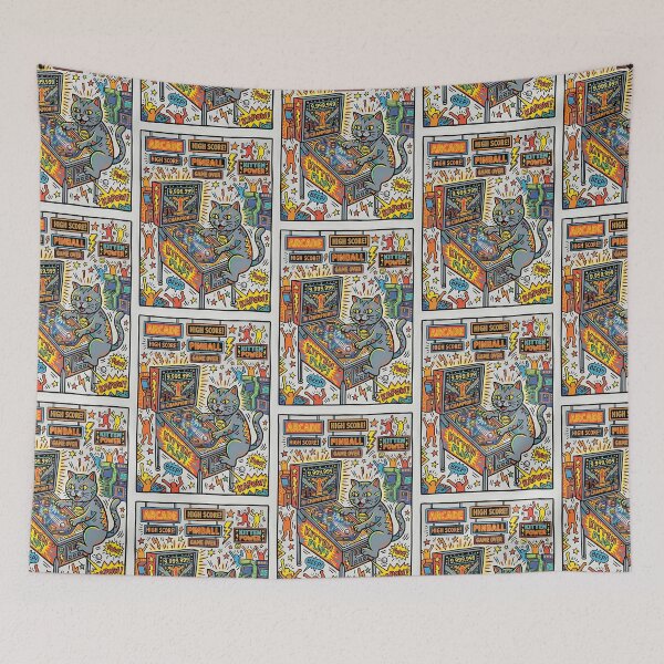 Item preview, British Shorthair Pinball Champion designed and sold by PictoVibe.