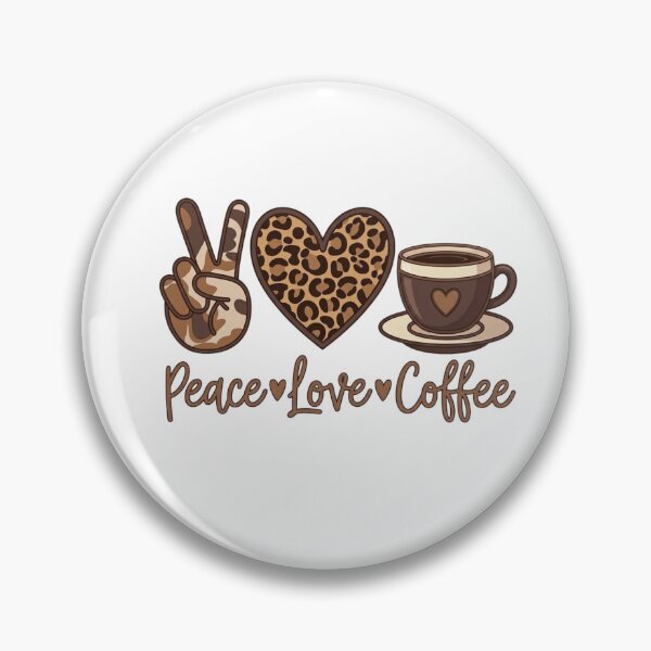 Item preview, Peace, love, coffee designed and sold by wingoo22.