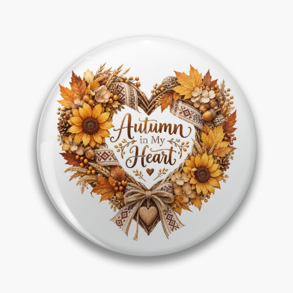 Item preview, Autumn in My Heart – Rustic Fall Wreath designed and sold by DansCreations42.