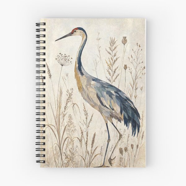 Item preview, Vintage Watercolor Illustration of a Blue Heron designed and sold by Discount code.