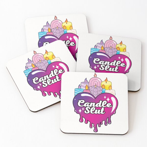 Item preview, Pink/Purple Gradient Candle Slut Sticker designed and sold by Color Serenity by Alana C..