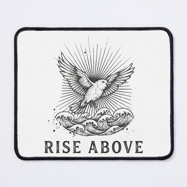 Item preview, Rise Above Ocean Waves Bird Vintage Art designed and sold by UnofficiallyDropped.