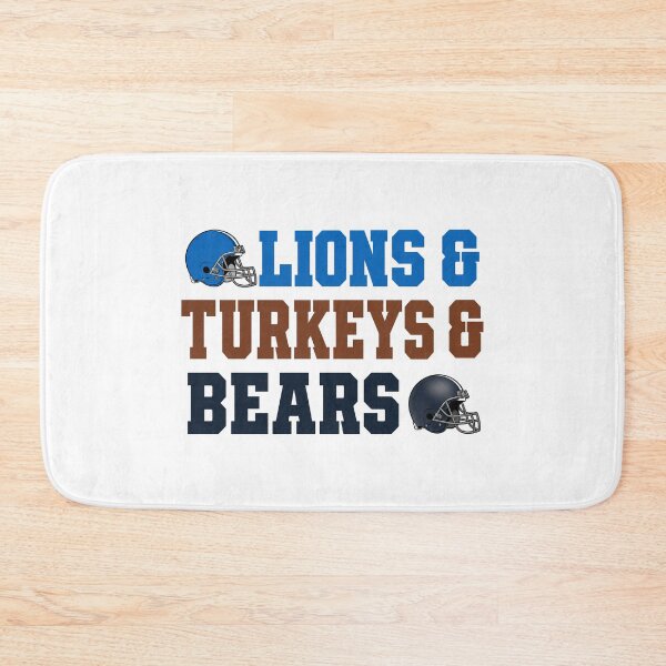 Item preview, Lions & Turkeys & Bears Thanksgiving Football designed and sold by AlexandSchum.