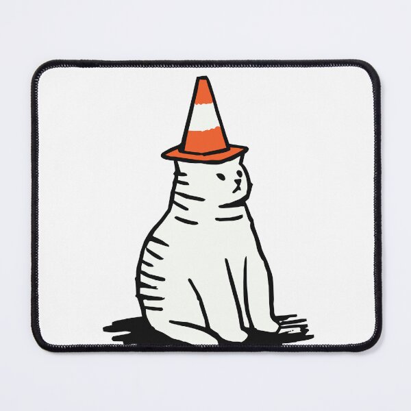 Item preview, Funny Cat In Traffic Cone Hat designed and sold by DarkThreads320.