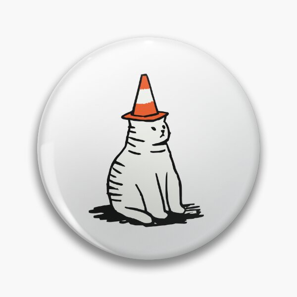 Item preview, Funny Cat In Traffic Cone Hat designed and sold by DarkThreads320.