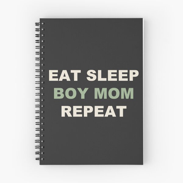 Item preview, Eat Sleep Boy Mom Repeat - Boy Mom designed and sold by RetroThreadWorks.
