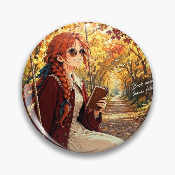 Item preview, South Korea — Nami Island — A Playful Autumn Swing Beneath a Sea of Golden Leaves designed and sold by DibujandoPorfa.