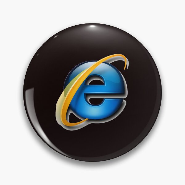 Item preview, Retro IE Browser 'e' Logo designed and sold by MouDesignArt.