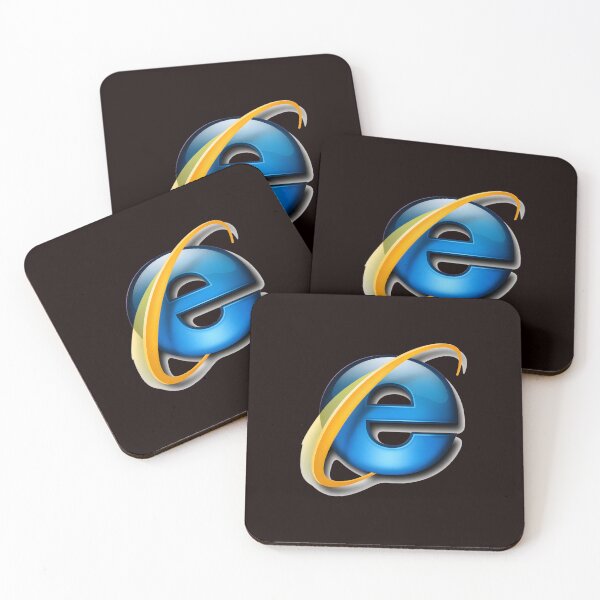 Item preview, Retro IE Browser 'e' Logo designed and sold by MouDesignArt.