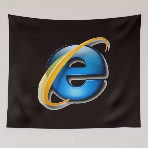 Item preview, Retro IE Browser 'e' Logo designed and sold by MouDesignArt.