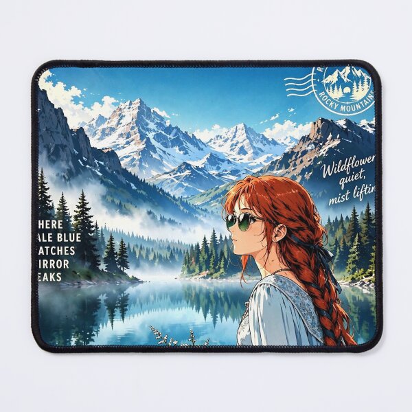 Item preview, Canada — Banff National Park — A Serene Morning Among Mirror Lakes and Snowy Rocky Peaks designed and sold by DibujandoPorfa.