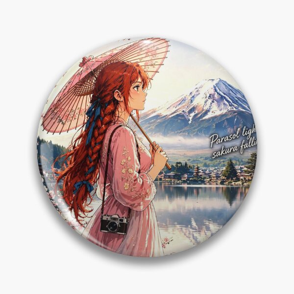 Item preview, Japan — Mount Fuji and Lake Kawaguchi — A Delicate Spring Morning Beneath Japan's Sacred Mountain designed and sold by DibujandoPorfa.
