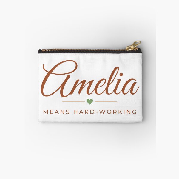 Item preview, Amelia Meaning Hard-Working – Elegant Script Name Design designed and sold by chessnegocios.