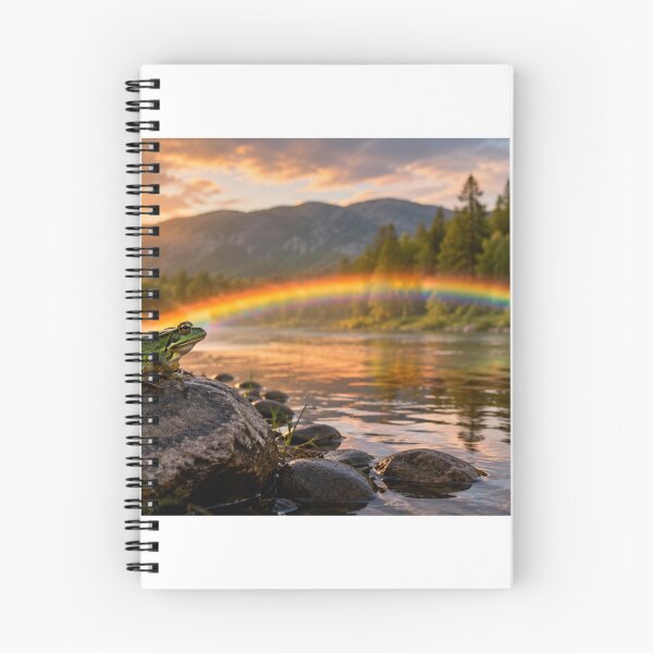 Item preview, Rainbow Mountain Lake – Inspirational Nature Landscape designed and sold by Mirgonhood.