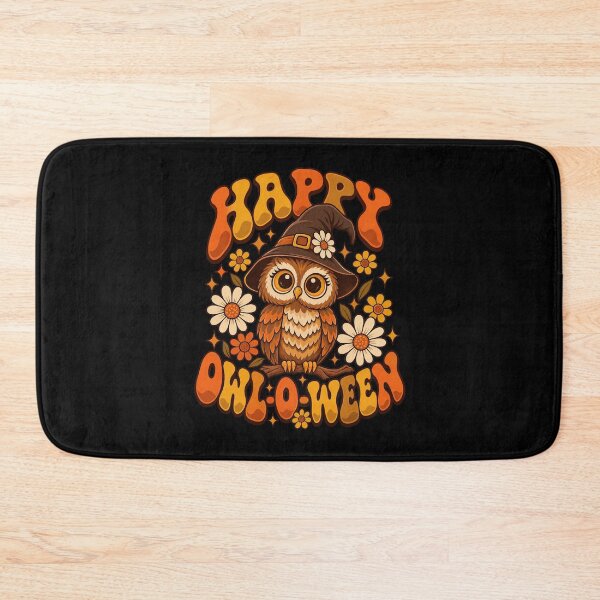 Item preview, Happy Owl O Ween 70s Groovy Witch Owl Daisyssssssssssss designed and sold by adiencarteras.