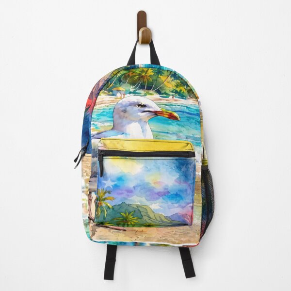 Item preview, Memories of My Coast - Caribbean Beach, Palm Trees and Seagulls designed and sold by keythxctrs.