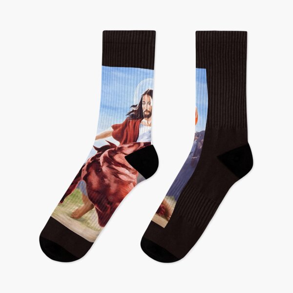 Item preview, Jesus Dunking On Devil Basketball Art designed and sold by Hector-Studio.