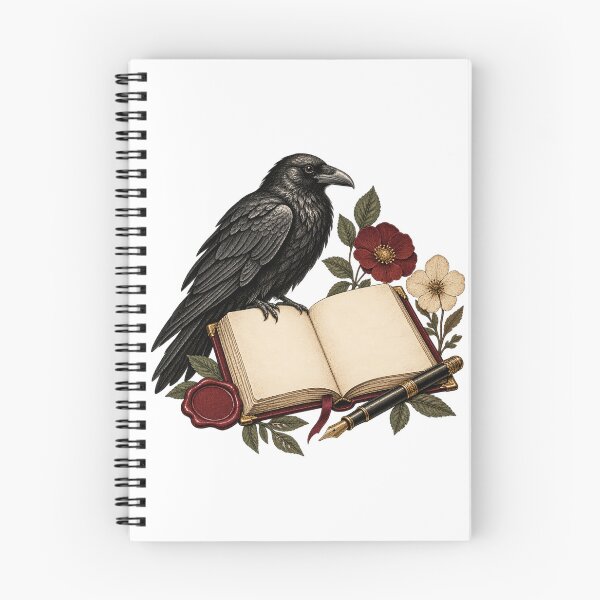 Item preview, Poetcore Raven Journal designed and sold by RM2017.