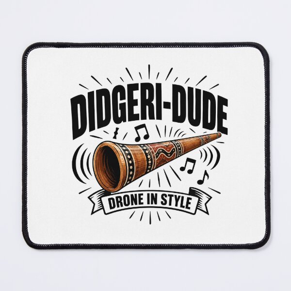 Item preview, DIDGERI-DUDE - Funny Didgeridoo Quote designed and sold by HappyDelights.