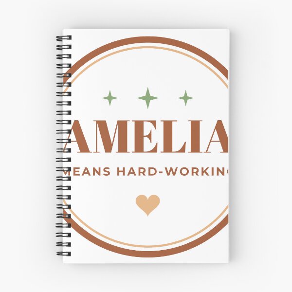 Item preview, Amelia Meaning Hard-Working – Cute Badge Name Design designed and sold by chessnegocios.