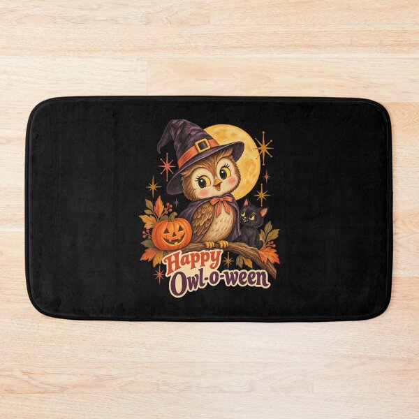 Item preview, Happy Owl O Ween Charming Baby Owl Black Kittenssssssss designed and sold by adiencarteras.