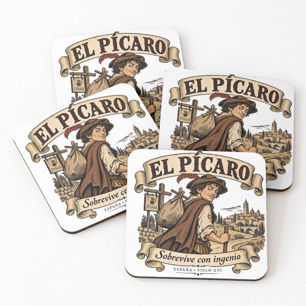 Item preview, El Pícaro – Sobrevive con Ingenio – Spanish Literary Rogue designed and sold by Past in Threads.