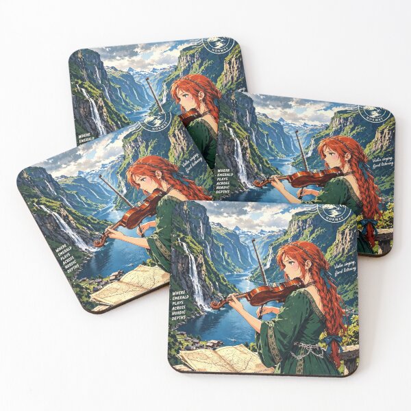 Item preview, Norway — Geirangerfjord — An Elegant Expedition Through Norway's Emerald Mountain Kingdom designed and sold by DibujandoPorfa.