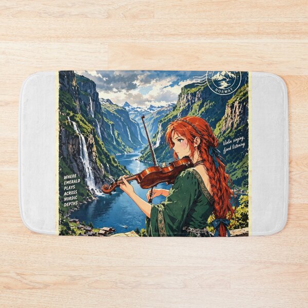 Item preview, Norway — Geirangerfjord — An Elegant Expedition Through Norway's Emerald Mountain Kingdom designed and sold by DibujandoPorfa.