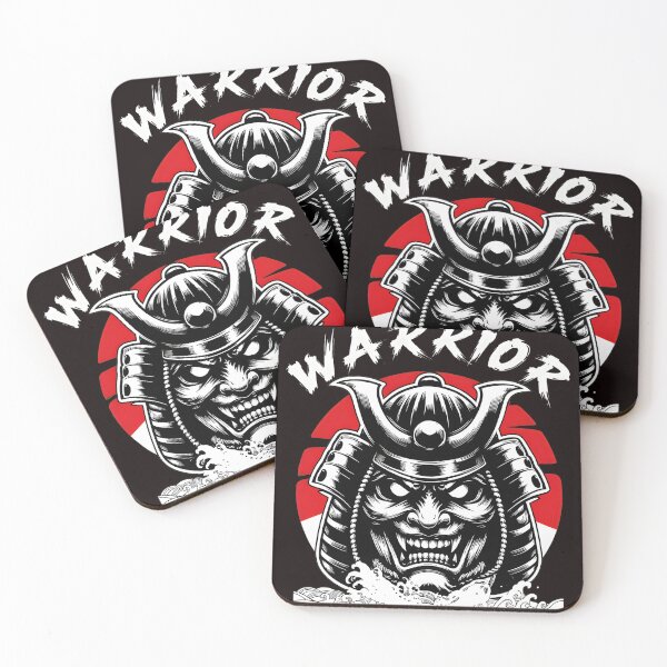 Item preview, Warrior Samurai Mask Red Sun Wave designed and sold by Hector-Studio.
