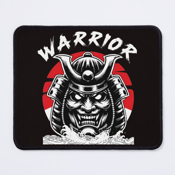 Item preview, Warrior Samurai Mask Red Sun Wave designed and sold by Hector-Studio.
