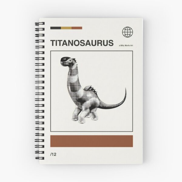 Item preview, Titanosaurus Retro Halftone Art - Gentle Giant Vibes designed and sold by Billy Morfo™.