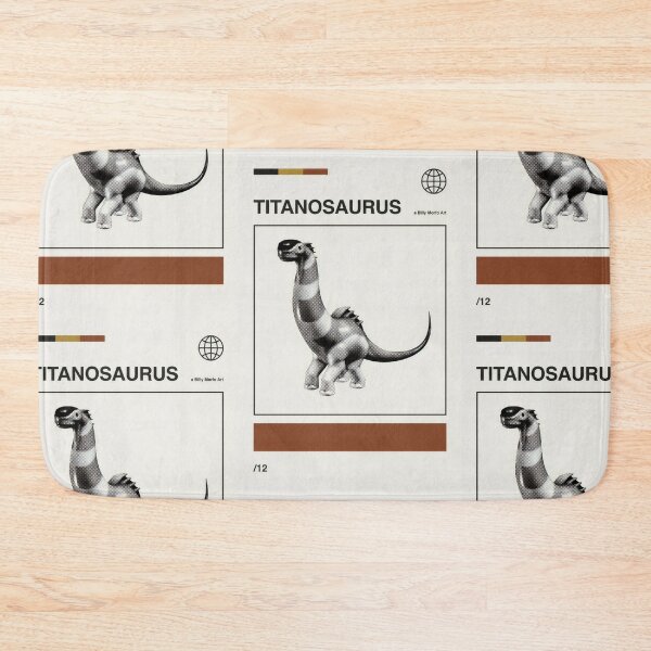Item preview, Titanosaurus Retro Halftone Art - Gentle Giant Vibes designed and sold by Billy Morfo™.