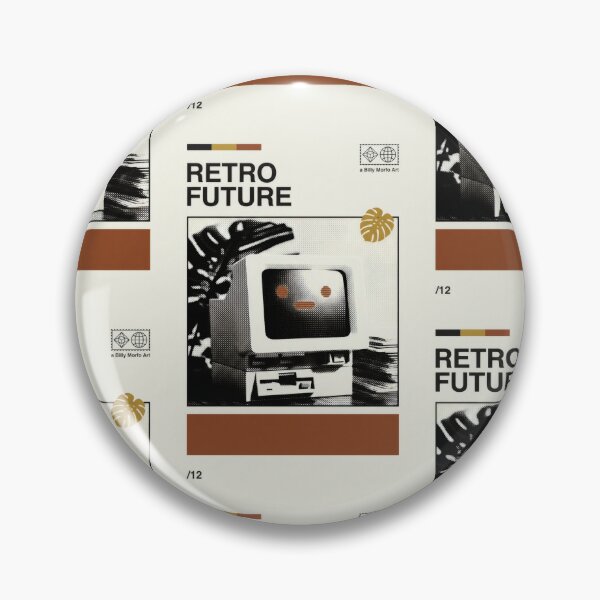 Item preview, Retro Future Vintage Computer Halftone - Powered by 80s Nostalgia designed and sold by Billy Morfo™.