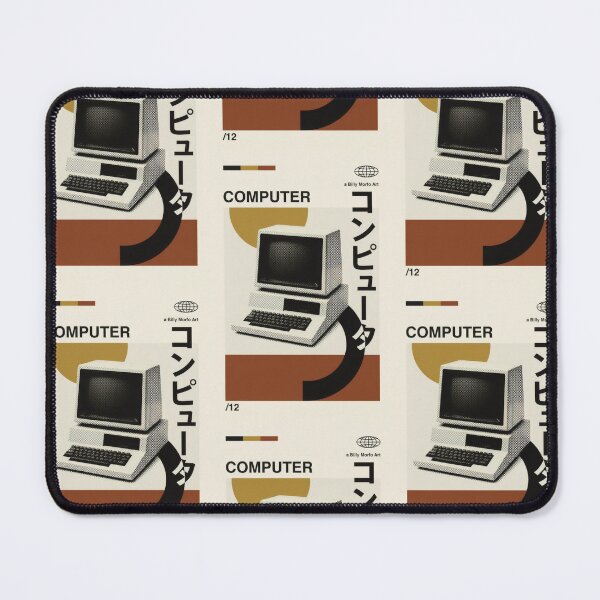 Item preview, Vintage Computer Halftone Japanese Style - 80s Cyber Nostalgia designed and sold by Billy Morfo™.