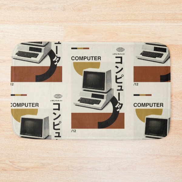 Item preview, Vintage Computer Halftone Japanese Style - 80s Cyber Nostalgia designed and sold by Billy Morfo™.