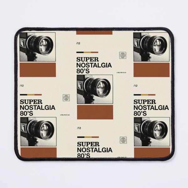 Item preview, Vintage 80s Video Camera Halftone Poster - Press Record on Nostalgia designed and sold by Billy Morfo™.