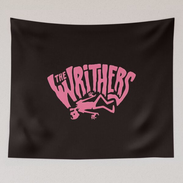 Item preview, The Writheks Pink Stick Figure Upside Down Art designed and sold by Hector-Studio.
