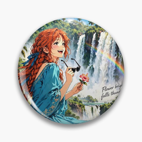 Item preview, Brazil — Iguazu Falls — A Joyful Tropical Adventure Among Rainbows and Jungle Waterfalls designed and sold by DibujandoPorfa.