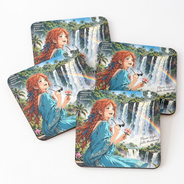 Item preview, Brazil — Iguazu Falls — A Joyful Tropical Adventure Among Rainbows and Jungle Waterfalls designed and sold by DibujandoPorfa.