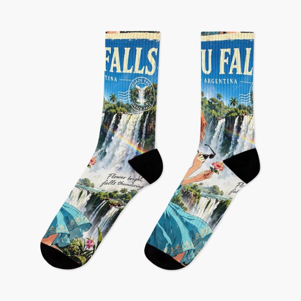 Item preview, Brazil — Iguazu Falls — A Joyful Tropical Adventure Among Rainbows and Jungle Waterfalls designed and sold by DibujandoPorfa.