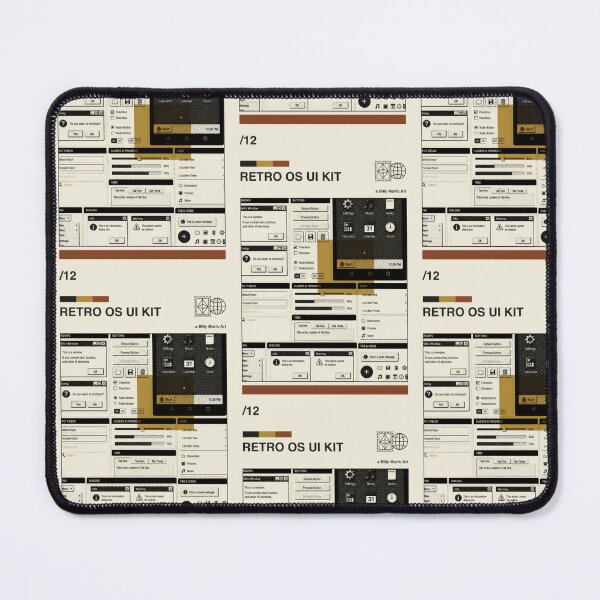 Item preview, Retro OS UI Kit Halftone Poster - Operating System Nostalgia Unleashed designed and sold by Billy Morfo™.