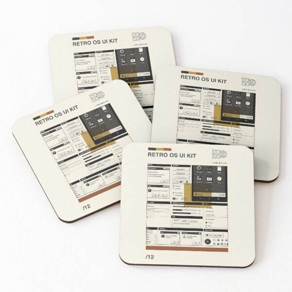 Item preview, Retro OS UI Kit Halftone Poster - Operating System Nostalgia Unleashed designed and sold by Billy Morfo™.
