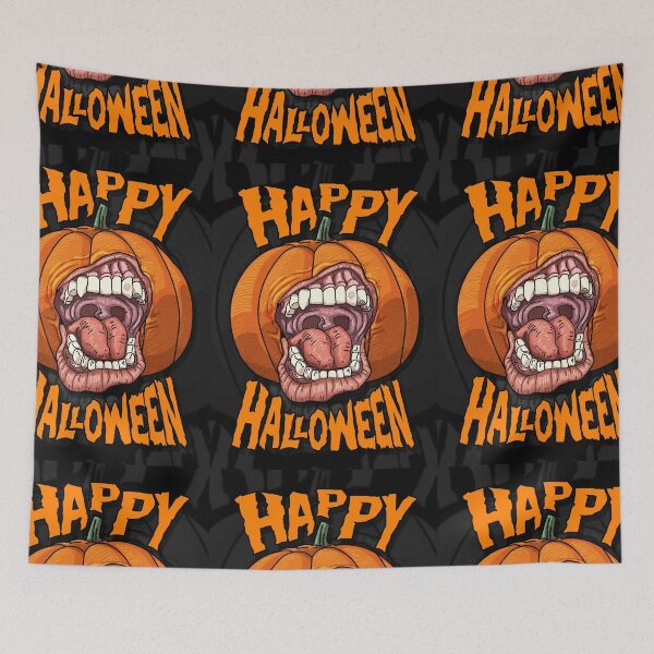 Item preview, Happy Halloween, Screaming Pumpkin, Screaming, Jack O Lantern designed and sold by 4gottenlore.