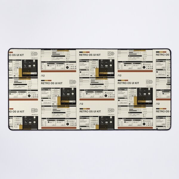 Item preview, Retro OS UI Kit Halftone Poster - Operating System Nostalgia Unleashed designed and sold by Billy Morfo™.