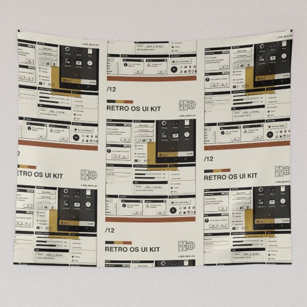 Item preview, Retro OS UI Kit Halftone Poster - Operating System Nostalgia Unleashed designed and sold by Billy Morfo™.