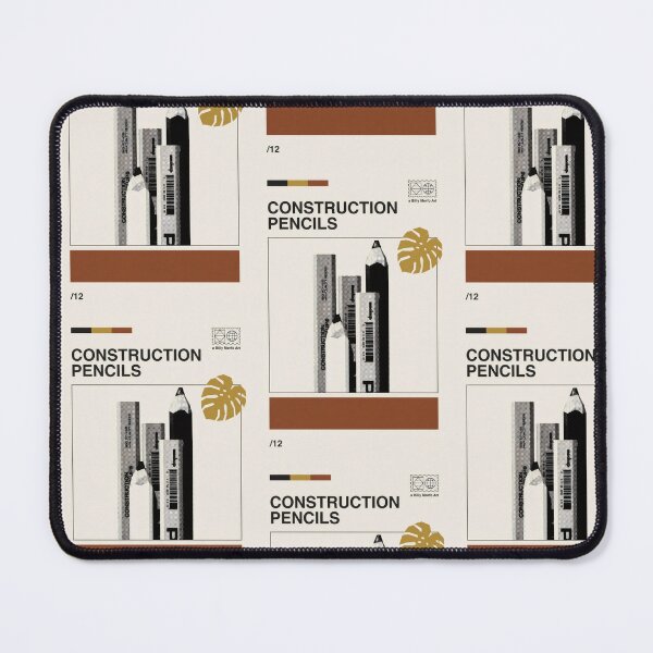 Item preview, Construction Pencils Halftone Art - Drafted for Creative Minds designed and sold by Billy Morfo™.