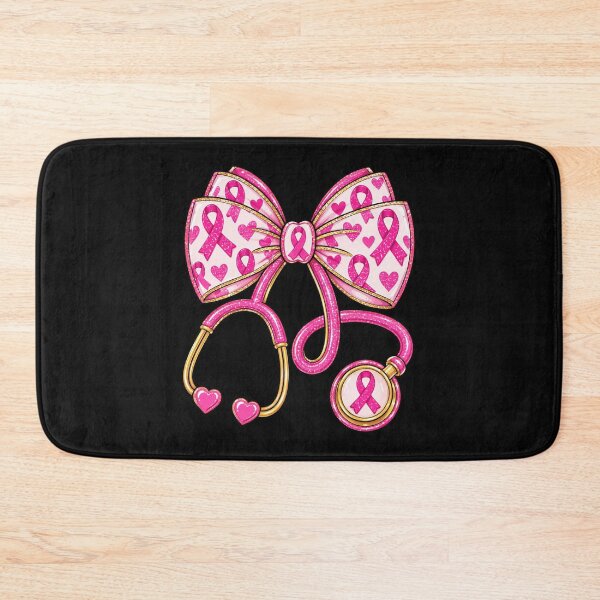 Item preview, Coquette Bow Nurse Stethoscope Breast Cancer Awareness designed and sold by jackelmbradyt.