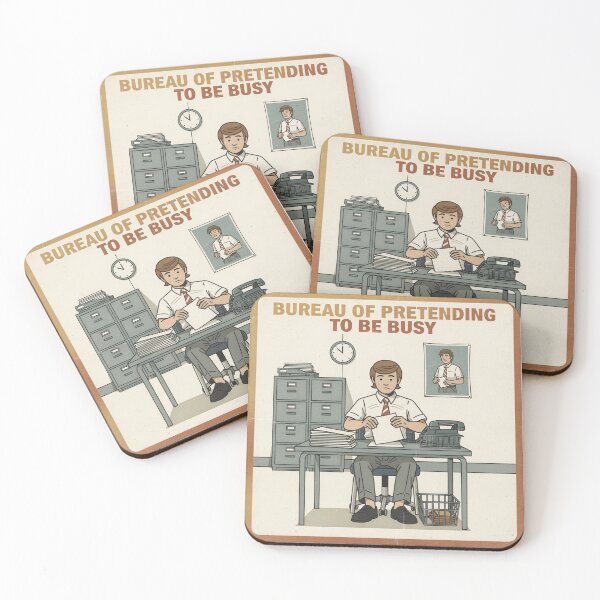Item preview, Bureau of Pretending to Be Busy designed and sold by PictorialWhimsy.