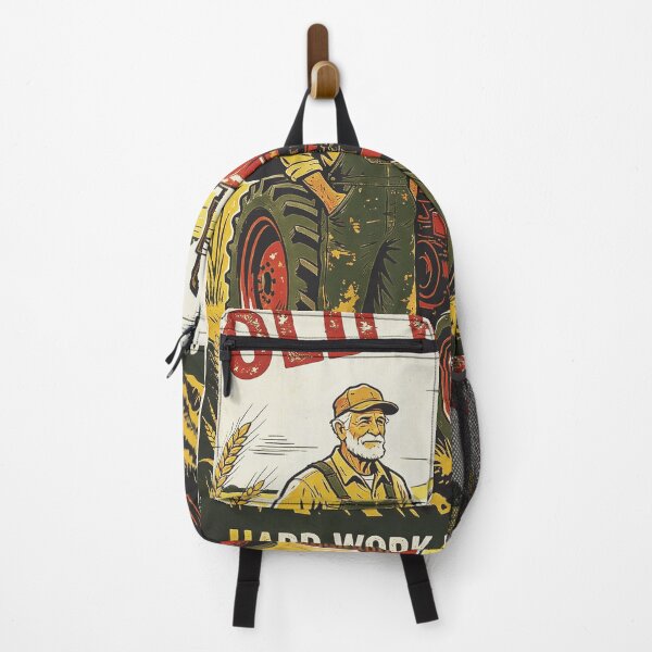 Item preview, Old Farmer Hard Work Vintage Tractor designed and sold by Mahilis.