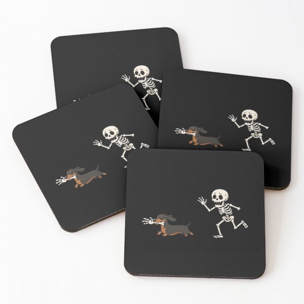 Item preview, Dachshund Skeleton Hand Halloween designed and sold by jackelmbradyt.